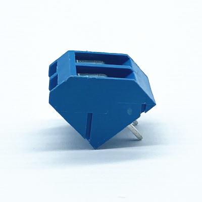 Chine Connecteur bleu que l'on peut brancher du fil 2P de terminal de vis de lancement de HQ330-5.0mm à vendre