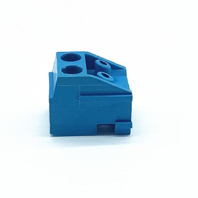 Chine Plastique 2 Polonais de terminal de vis de bâti de carte PCB de lancement de HQ332K-5.0mm à vendre