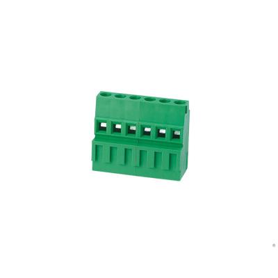 Chine Type vert connecteur HQ128H-5.0/5.08 de carte PCB de TB de vis de barre omnibus de fil à vendre