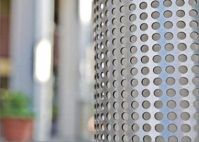 China Balcony Gasket Punched Metal Sheet Panel Round Oval Hole Rust Resistance for sale