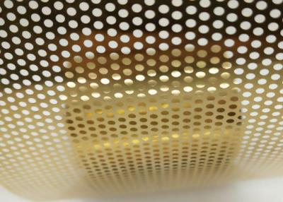 China College Experimental Punched Metal Sheet Perforated Copper Plate 100mm for sale
