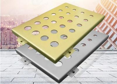 China Wall Modeling Door Head Perforated Aluminium Panels Facade 1220*2440mm for sale