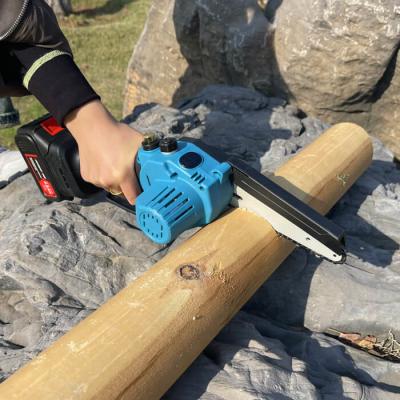 China 21V portátil portátil mini cordless eléctrica de cadeia de serra 6 polegadas à venda