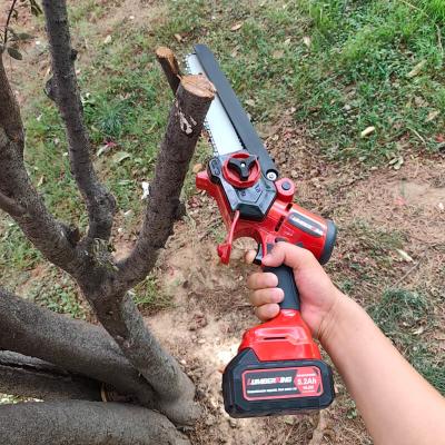China Profi-DIY-Kettensäge Elektrische Kettensäge Handgriff Top-Baumschneider mit schnurlosem Holzschneidegerät Handsäge zu verkaufen