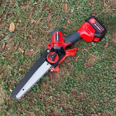China 8 Zoll Gartenwerkzeug kabellose Kettensäge Holzschneidemaschine Lithiumbatterie Stromkettensägen zu verkaufen