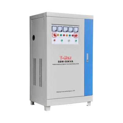 China SVC 500kva Automatic Industrial AC Voltage Regulator / AVR Three Phase Voltage Stabilizer for sale
