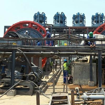 China Construction works Complete plant of gold ore reduction plant, CIL, CIP process for sale
