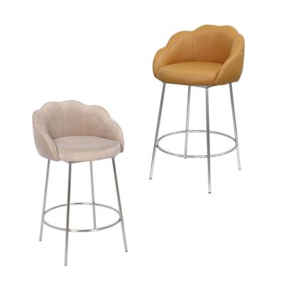 China 2021 Best Selling Modern Luxury Gold Bar Stools China for sale