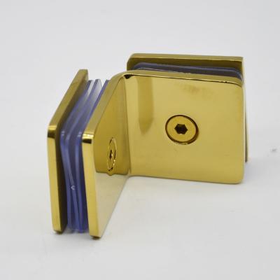 Китай Clip Stainless steel glass to glass 90 degree, material SS304, finishing satin or mirror, for 9-12mm glass продается