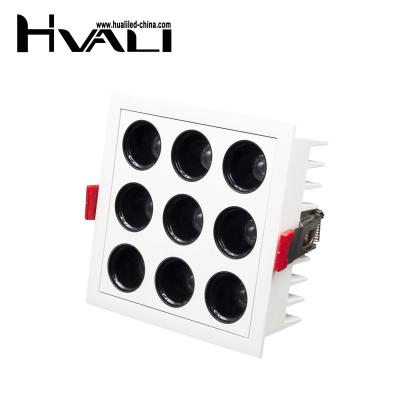 China EUROPEAN HUALI Anti-Glare IP44 UGR 19 Recessed 2W 4W 6W 8W 18W Inch Retrofit Living room office 2835SMD LED Downlight for sale