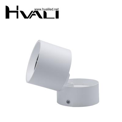 China Modern HUALI 355 Degree Rotatable 7W 9W 12W LED Ceiling Spot Light Surface Mounted Ceiling Downlight for sale
