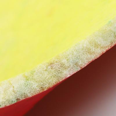中国 11mmの赤くおよび黄色家の装飾のために下にあられる反スキッドのスポンジのカーペット 販売のため