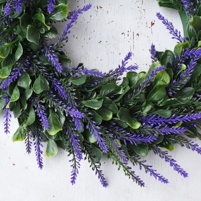 中国 クリスマスの祝祭のBoxwoodの人工的な植物の壁パネル屋内屋外の装飾のための35-42cm 販売のため