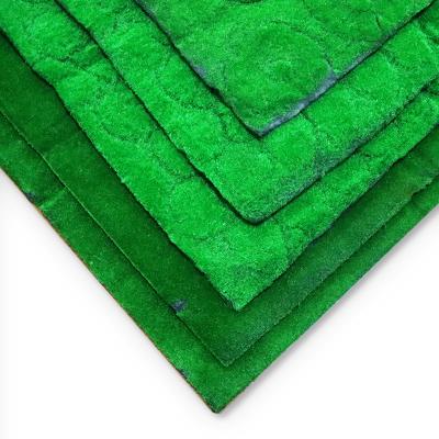 中国 シミュレーションの植物の壁10mmのプラスチック パネルを群がらせる人工的なコケのマットの泥炭 販売のため