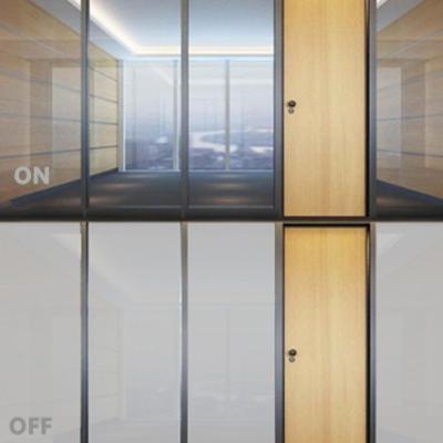 China Low E Smart PDLC Glass Customized PDLC Dimming Glass Privacy Protection Safety PDLC Window Film For Low Energy Consumption Office for sale