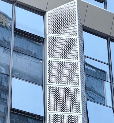 China Persoonlijke grootte/kleur/vorm Aluminium scherm Architecturale wandpanelen Geperforeerd panel Te koop