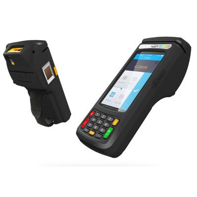 China Mobile Handheld POS Terminal Services Payment Android Biometric Terminal With Printer NFC All In One Payment Terminal for sale