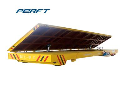 China Carro de transferência bonde de levantamento portátil hidráulico da placa de aço carbono da plataforma para o transporte material à venda