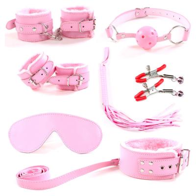 Chine Esclavage en cuir de fétiche du sexe 7pcs/Set de Faux à vendre