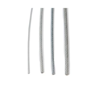 China Motion Control Good Quality Galvanized Stainless Steel Wire Rope 304 316 Inner Wire For Control Cable for sale