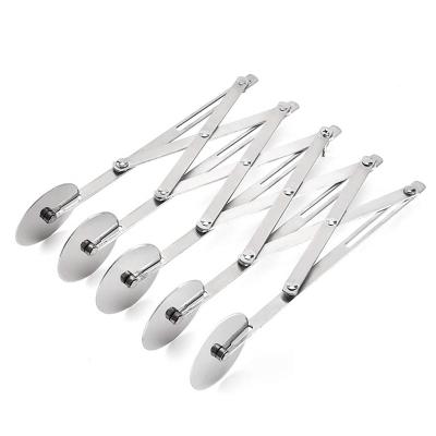 China 3/5/7 Wheels Dough Divider Dough Divider Side Pasta Knife Roller Blade Pizza Pastry Peeler Stainless Steel Bakeware Tools for sale