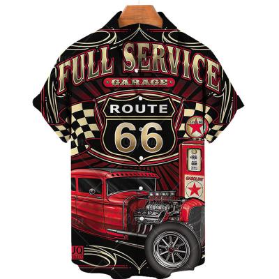 China Anti-pilling Summer 3D Men's T-Shirt Digital Printing Interracial Avatar Men's Casual Solid Embroidered Short Sleeve Shirt for sale