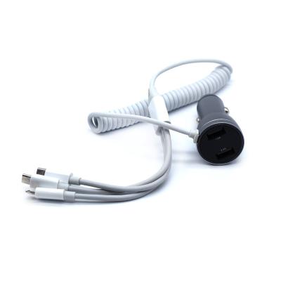 China New Factory Portable Universal Laptop China-chic OEM Fast Car Dual USB Type C High Current Charger for sale
