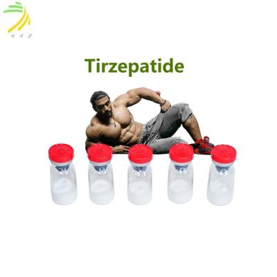 China 99% de pureza Tirzepatida en polvo 10*10 viales Péptido Mounjaro para la diabetes tipo 2 en venta