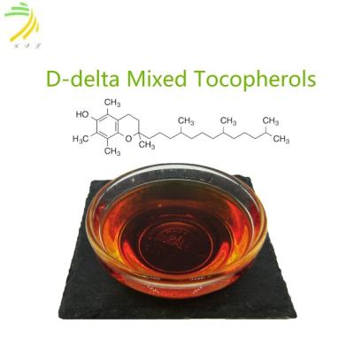 China 70% 80% 90% D-Delta gemischte Tocopherole Blechgelb bis braunrotes Öl für Futtermittel zu verkaufen