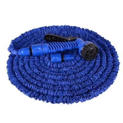 China 3x Expansion Adjustable Telescopic Flexible Hose Wash Station Flower Watering Hose 50ft 100ft for sale