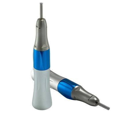 China Dental Metal Handpiece Low Speed Straight Nose 2.35 Mm Polishing Desktop Air Turbine Straight Handpiece for sale