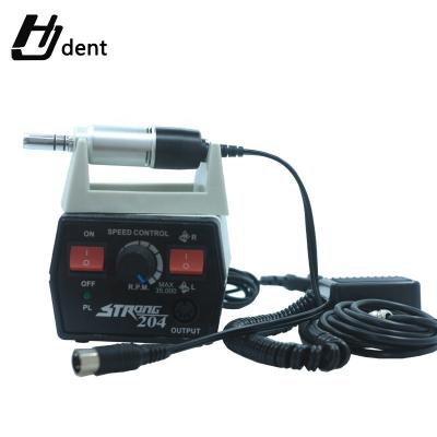 China Dental Lab Working Electricity Strong Micro Motor 108E Metal Dental Motor Connect With Whole Set 204 Box Of Low Speed Contra Angle And Straight Nose for sale