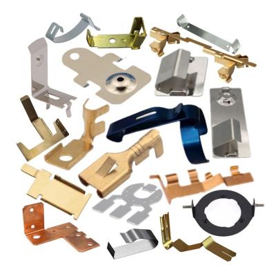 China Various Metal Die Forging Copper Aluminum Brass High Speed Spring Steel Progressive Contact, Clips, Terminals for sale