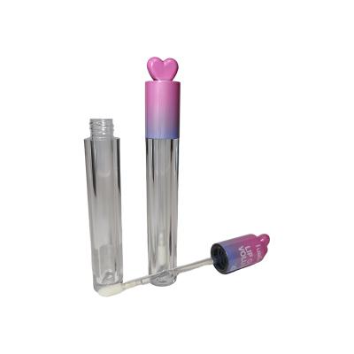 China Black Lip Gloss Tube with Screw Cap Closure Black Box Included Custom Logo for sale