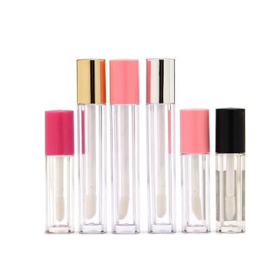 China 3G Empty Beveled Mouth Lipstick Tube Closure Plastic Lip Balm Tube for Cosmetic Container for sale