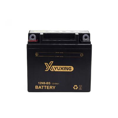 China Pb Wholesale Motorcycle Dry Battery Charged Seal 12V 5AH 6.5AH 9AH 14AH Motorcycle Batteries For Universal Motorcycle for sale