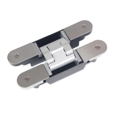 China Modern Zinc Alloy Stainless Steel 3d Hide To Hinge Hidden Wood Adjustable Door Concealed Hinges Hardware Accessories for sale