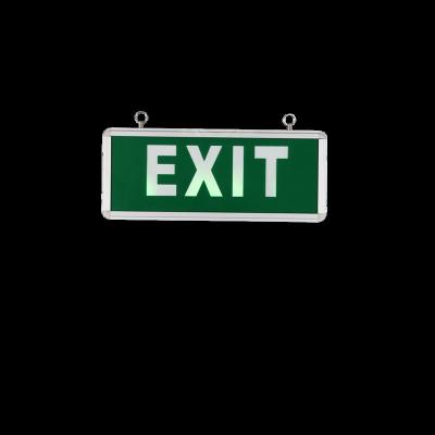 China Emergency Exit Sign Emergency Exit Latest Rechargeable Lamp 2835 SMD Led Exit Light for sale