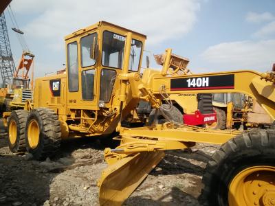 China Used CAT 140H Road Grader , Second Hand Cheap Japanese Motor Grader 140H for sale