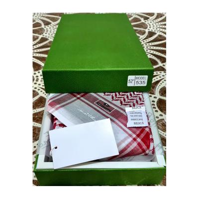 China 2023-2024 Ghutra Scarf Keffiyeh Muslim Saudi Yashmagh Latest Full Specifications Scarves For Men White 80s/2 Cotton for sale