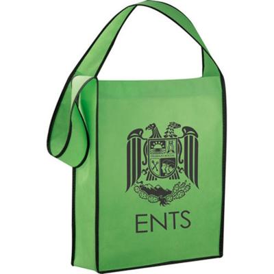 China Non Woven Sling 80gram Non Woven Bag With Hook And Loop Closure for sale