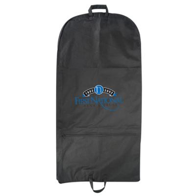 China Storage non woven garment bag with front zipper and convenient handles for sale