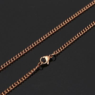China Stainless Steel Punk Round Bead Clavicle Necklace Round Box Gold Rope Bead Chain Mens Titanium Steel Pendant Chain for sale