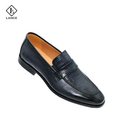 China LANCI Cowhide Real Skin Leather Anti-slippery Shoes Men's Casual Shoes Mens Loafer Loafer Shoes Good Quality for sale