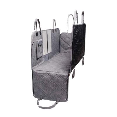 China Multifunctional, safe and convenient sustainable car to carry waterproof and dirt-resistant Oxford cloth back seat pet cushion thickened for sale
