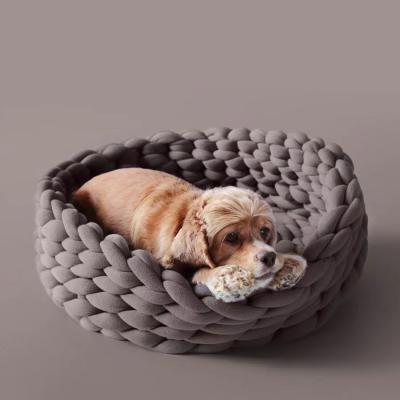 China Sustainable Handmade Nylon Woven Dog Cage Keeps Warm, Convenient, Machine Washable, Kennel, Cat Kennel for sale