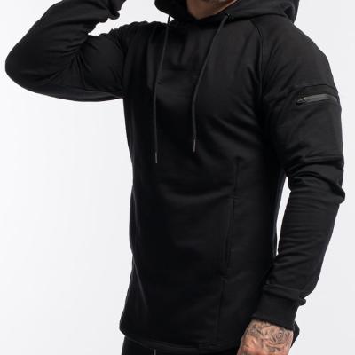 China New Custom Logo QUICK DRY Custom Logo Pocket Hoodie Men's Long Sleeves Sweatshirt Sportswear Gym Workout Tops With Hoodies for sale