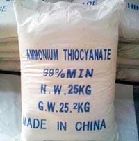 China Thiocyanate CAS de cristal 1762-95-4 do amônio para o revestimento do metal à venda