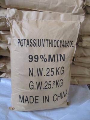 China Thiocyanate do potássio de CAS 333-20-0; Usado nos setores dos fármacos, pesticede, matéria têxtil, electroplanting, fotografia à venda