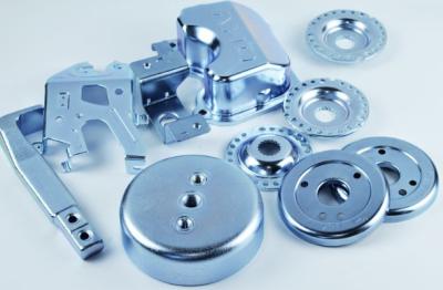 China Processo trivalente do chapeamento de cromo do Passivation branco azul com resistência de corrosão alta à venda